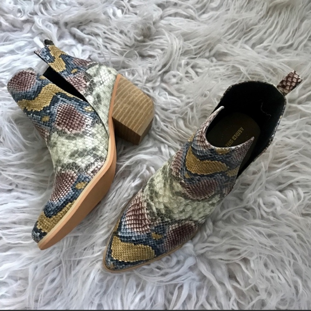 Snake Skin Boots